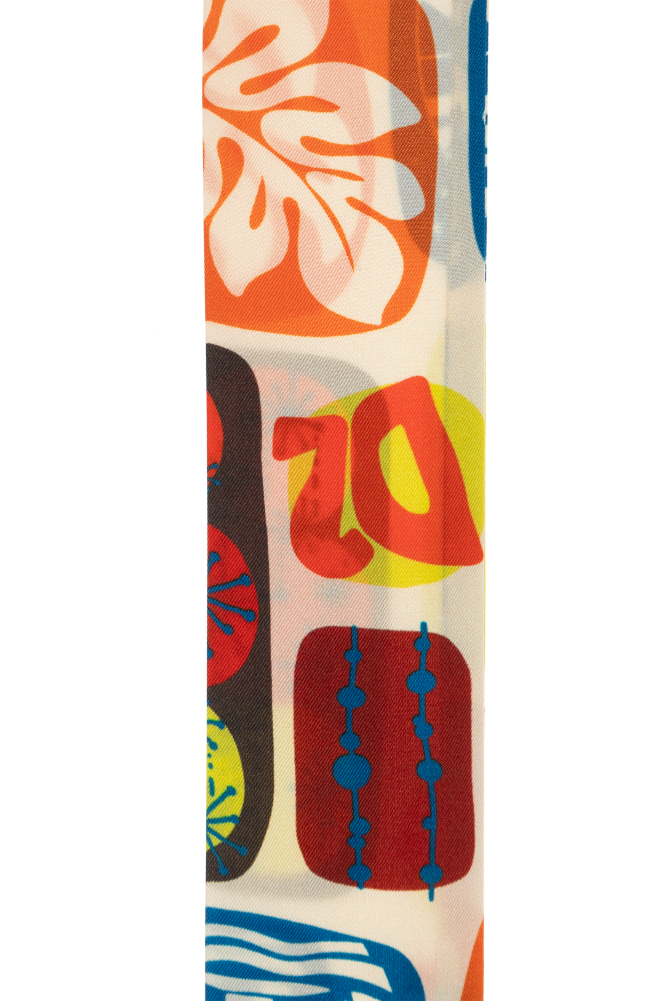 スカーフ DSQUARED2 Summer Lovers multicolor silk foulard Dsquared2 Summer Lovers multicolor silk foulard DSQUARED2